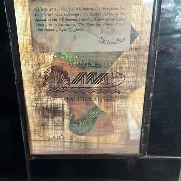 Nefertiti cloth painting - Picture 2 of 2